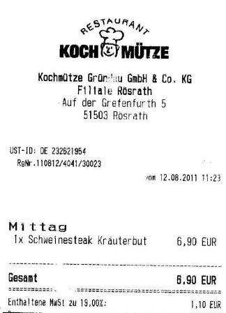 kfpd Hffner Kochmtze Restaurant